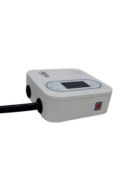 22kW Tip 2 Soketli Kablolu Beyaz Smart Elektrikli Araç Şarj İstasyonu 3