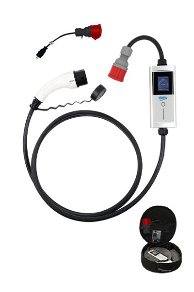 22kW Tip 2 Soketli Sanayi Tipi Konnektörlü Taşınabilir Elektrikli Araç Şarj Cihazı 4