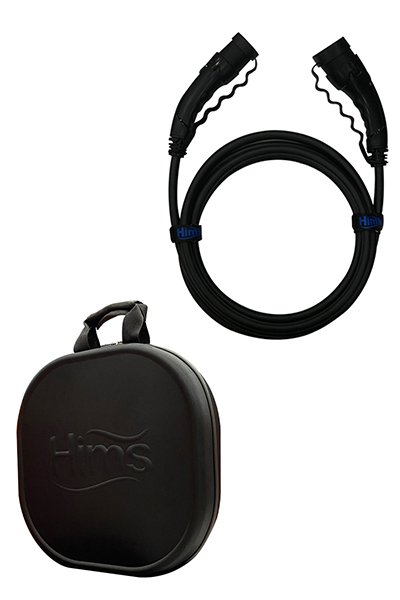 Hims EMEF-22T2-SS-7 22kW Tip 2 Soketli 7m Çantalı Elektrikli Araç Şarj Kablosu