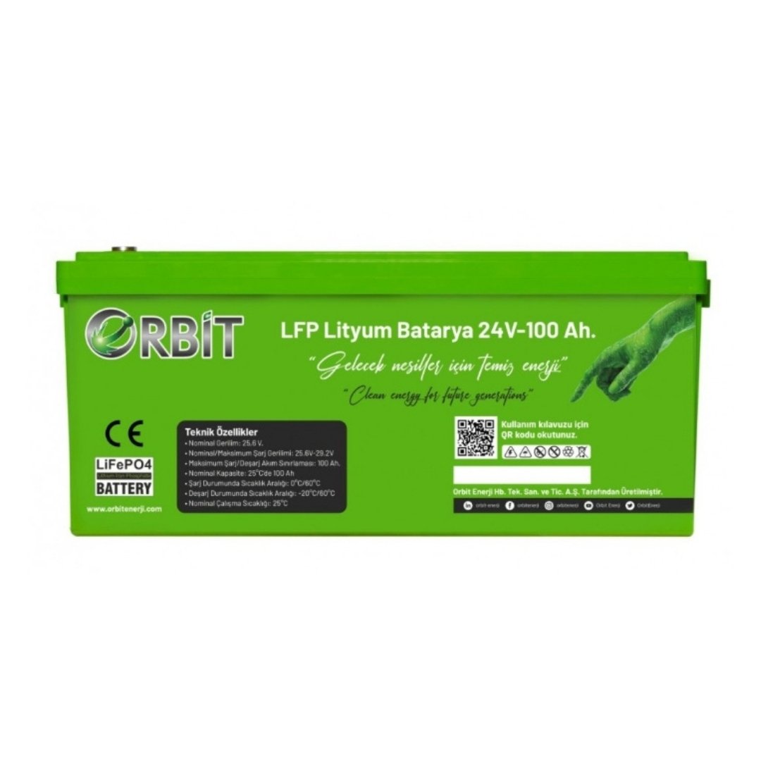ORBİT 24V LiFePO4 Akü Serisi